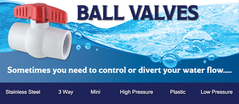 HIGH PRESSURE BALL VALVES
