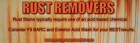 RUST REMOVERS